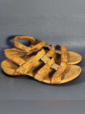 Vionic Amber Adjustable Sandals Cork Women’s Size 7